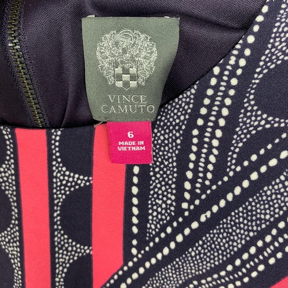 Vince Camuto Sheath Dress Size 6 Dark Purple Pink - Picture 6 of 6
